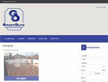 Tablet Screenshot of grupooliva.net